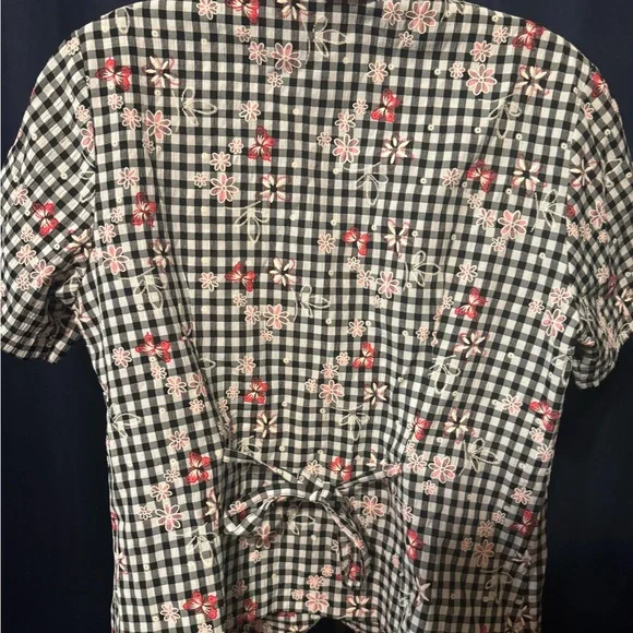 Y2K gingham butterfly top - Picture 6 of 6